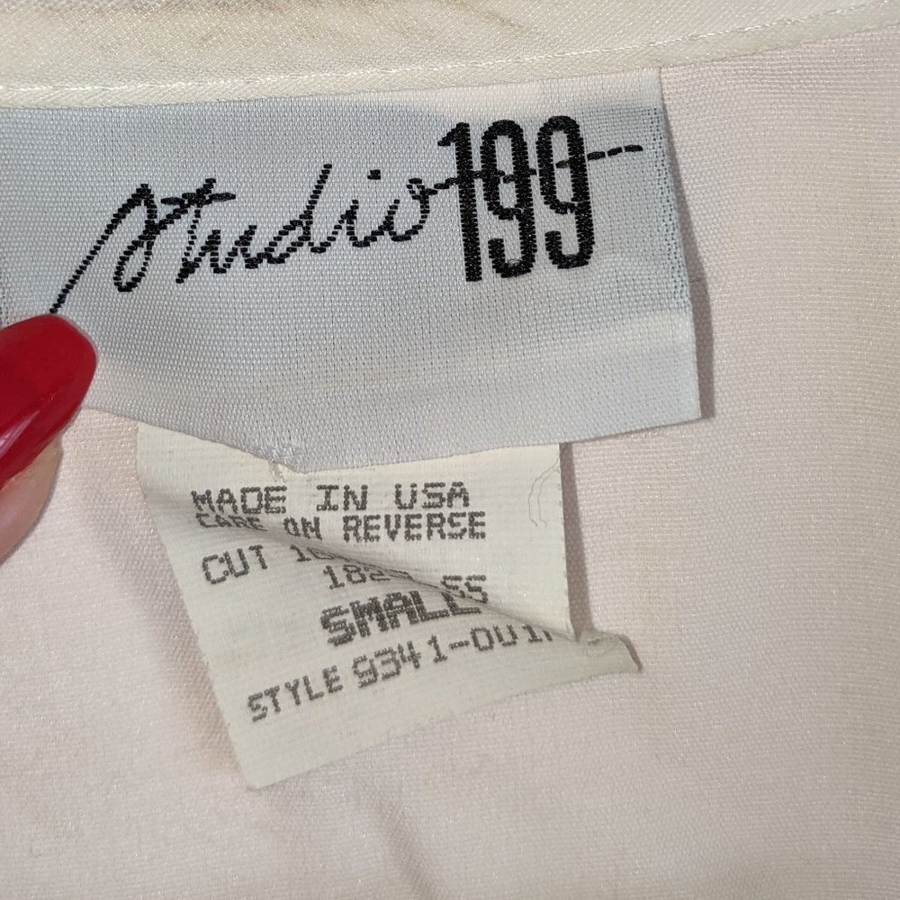 Vintage 80s Blouse - Picture 6 of 6